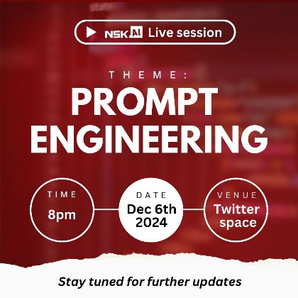 NSK AI community flyer