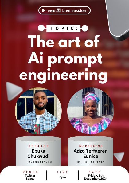 NSK AI community flyer